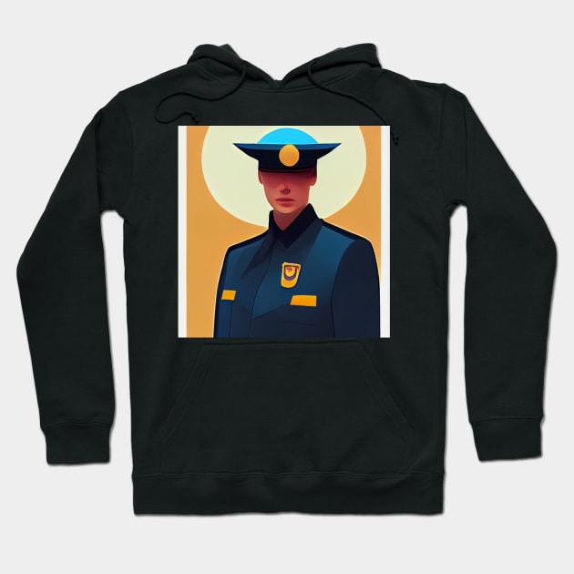 Police officer | Comics Style Hoodie by ComicsFactory